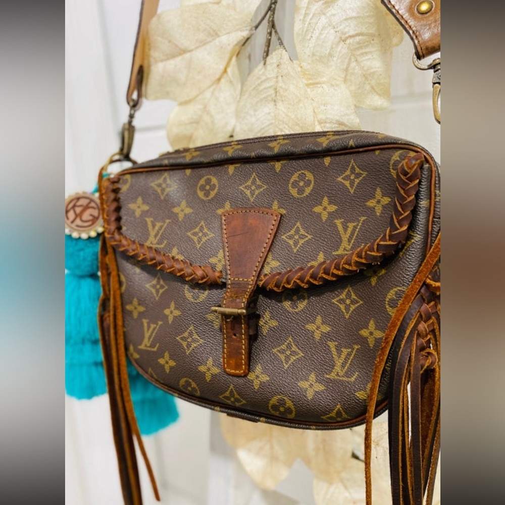 Upcycled Louis Vuitton Crossbody Purse